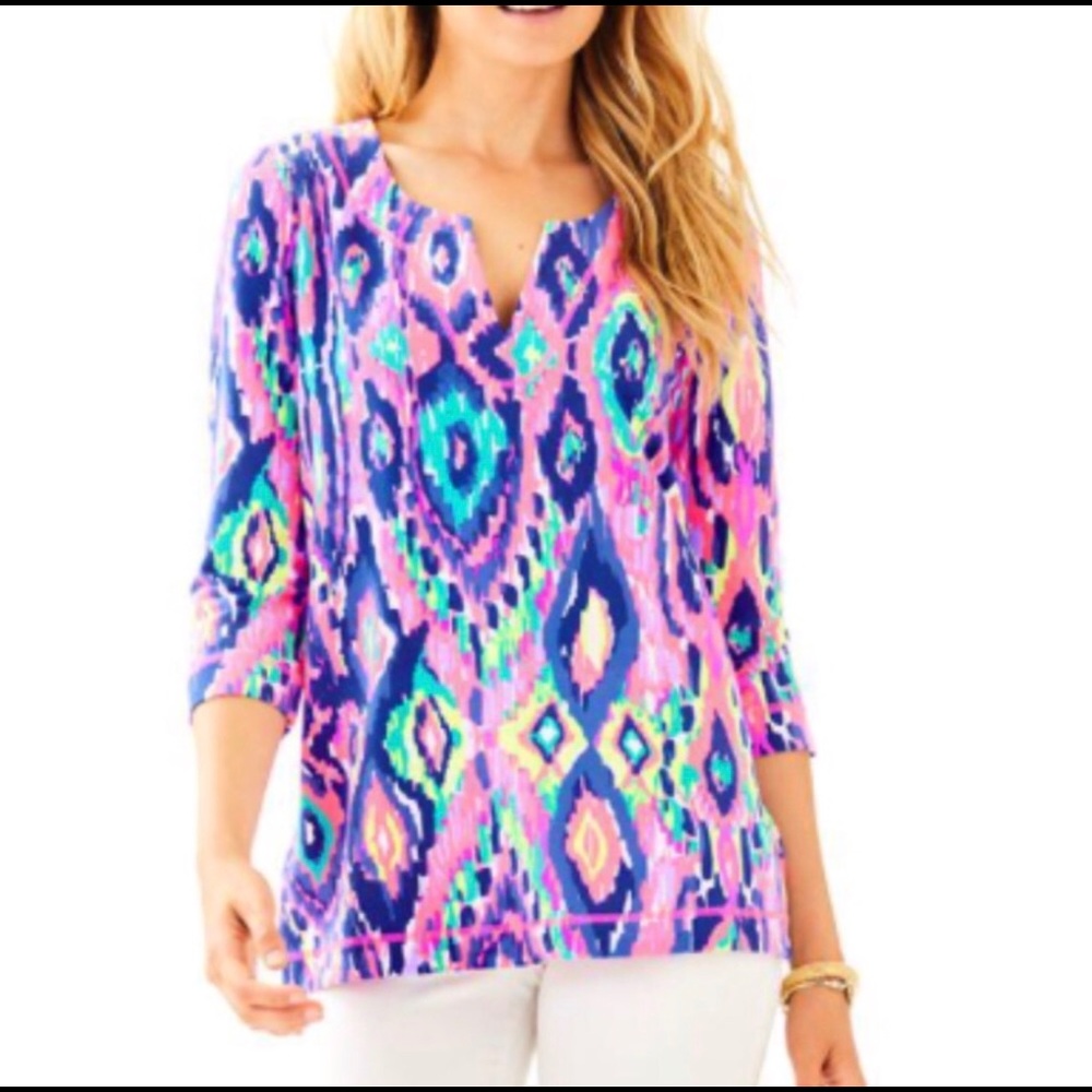 Lilly Pulitzer UPF 50 Justina Tunic Luminescent XS